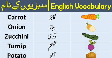 Vegetables Vocabulary in Urdu Hindi, Vegetable names with Pictures, vocabulary in Urdu, English to Urdu, Urdu to English, English words in Urdu, English words with Urdu meanings, English vocabulary with Urdu meanings