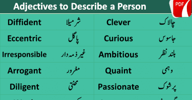 Personality Adjectives in Urdu & Hindi, adjectives to describe a person, Adjectives of personality in Urdu Hindi, English vocabulary, Most used English words in Urdu, English vocabulary for beginners, English words list. character adjectives. personality vocabulary.