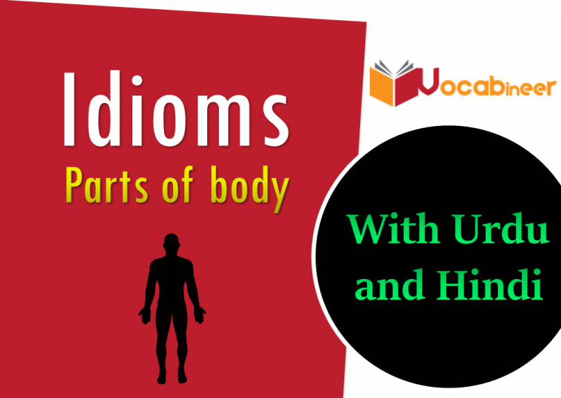 Parts of body idioms with Hindi and Urdu meanings and sentences PDF. Idioms related to body parts in Urdu and Hindi. Idioms about Parts of body.