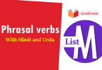 Phrasal Verbs list M in Hindi and Urdu translation PDF