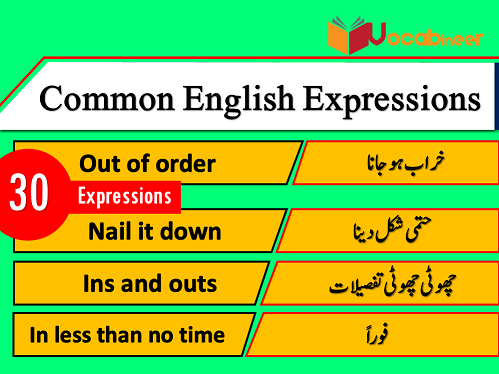 30 Common Phrases And Expressions With Urdu Hindi Download PDF