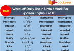 Verb forms list with Hindi meaning for beginners. English verbs with Hindi meaning PDF free Download for basic English learners. 1000 Verb forms list