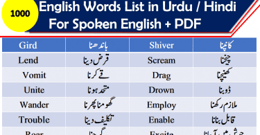 Vocabineer - 1200 Common Verbs with Urdu Meaning Download