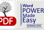 Word Power Made Easy by Norman Lewis Download PDF