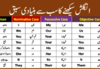 Pronoun Chart with Urdu Translation and Examples Learn first person second person third person chart, possessive pronouns chart and subject pronoun chart. What is personal pronouns chart in Urdu, English Grammar in Urdu