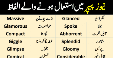 Newspaper Vocabulary Words List with Urdu Meanings Lean newspaper vocabulary words with their meanings in Urdu and Hindi, news vocabulary, 50 difficult words with meaning from newspaper