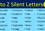 Silent Letters: A to Z Words List with Silent Letters