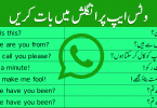 50 English Sentences for WhatsApp Chatting with Urdu