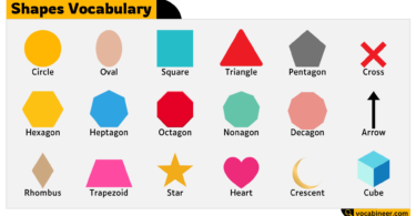 List of 100 Shapes Names in English with Pictures
