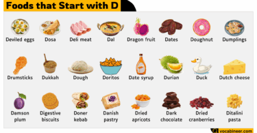 100 Foods that Start with D in English