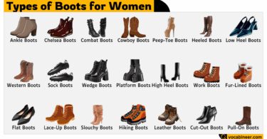 Types of Boots for Women: 40 Boots Name with Pictures