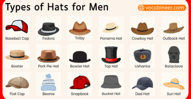 50+ Types of Hats for Men with Pictures