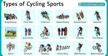 Different Types of Cycling Sports and their Names