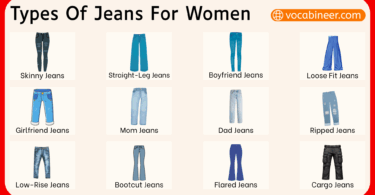 Types of Jeans for Women with Names and Pictures