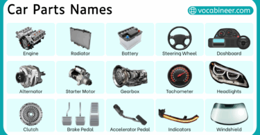 Parts of a Car – Names of Car Parts with their Pictures