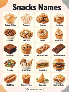 Snacks Types Names 40+ Types of Snacks with Names & Examples: Easy Guide