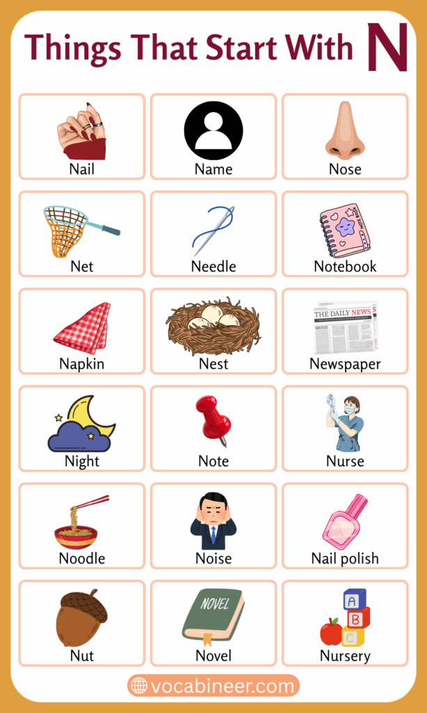 List of 170 Things That Start with N in English