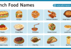 Lunch Food Names in English with their Pictures