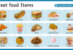 Street Food Items Names with their Pictures