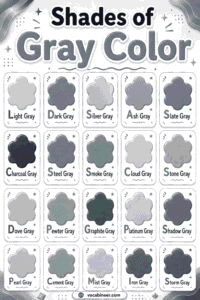 Shades of Gray Color with Pictures and Hex Codes