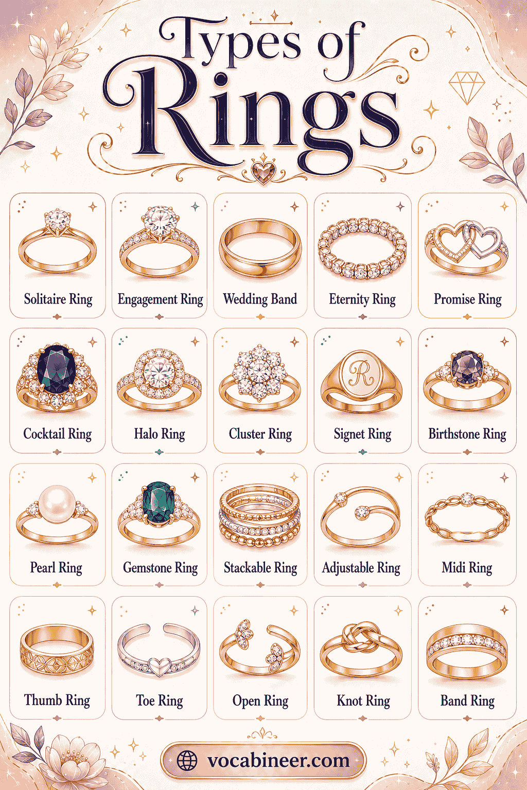 Angel Rings Type 50+ Types of Rings with Names and Pictures - Complete Guide