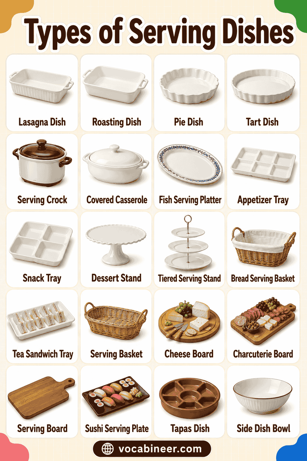 Best Food Serving Dishes for Different Foods