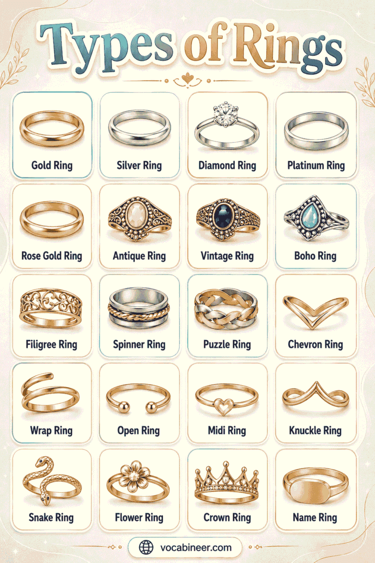 Arm Rings Types 50+ Types of Rings with Names and Pictures - Complete Guide