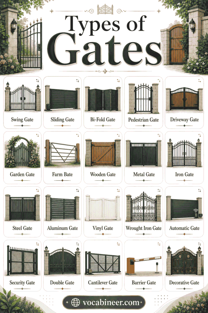 Different Gate Designs and Types with Pictures