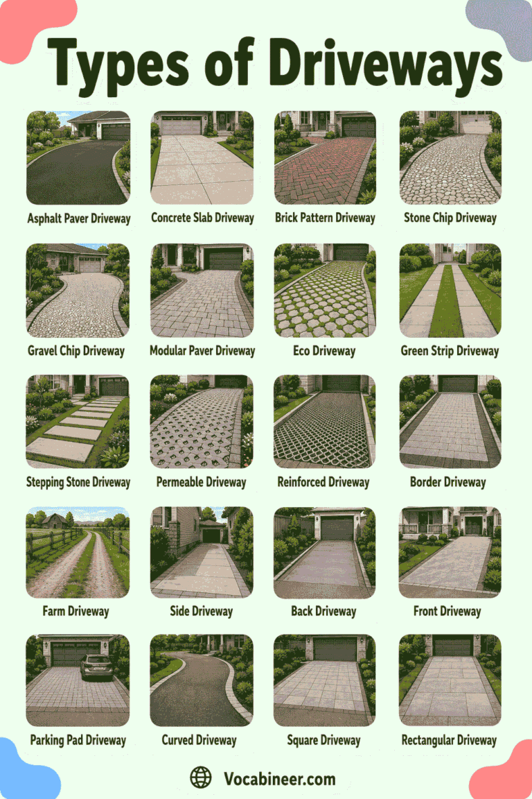 50+ Types of Driveways with Names and Pictures