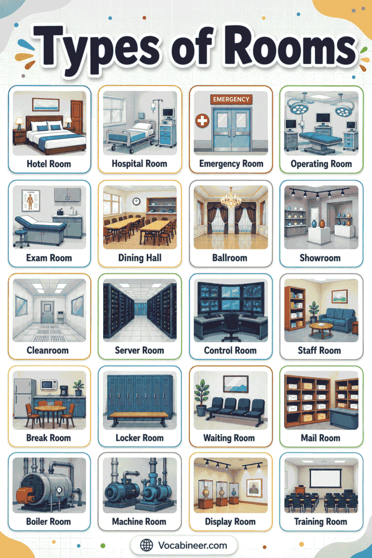 50+ Types of Rooms in a House with Pictures
