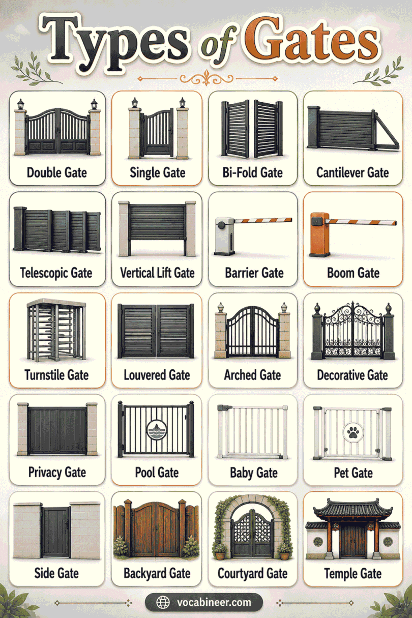 Different Gate Designs and Types with Pictures