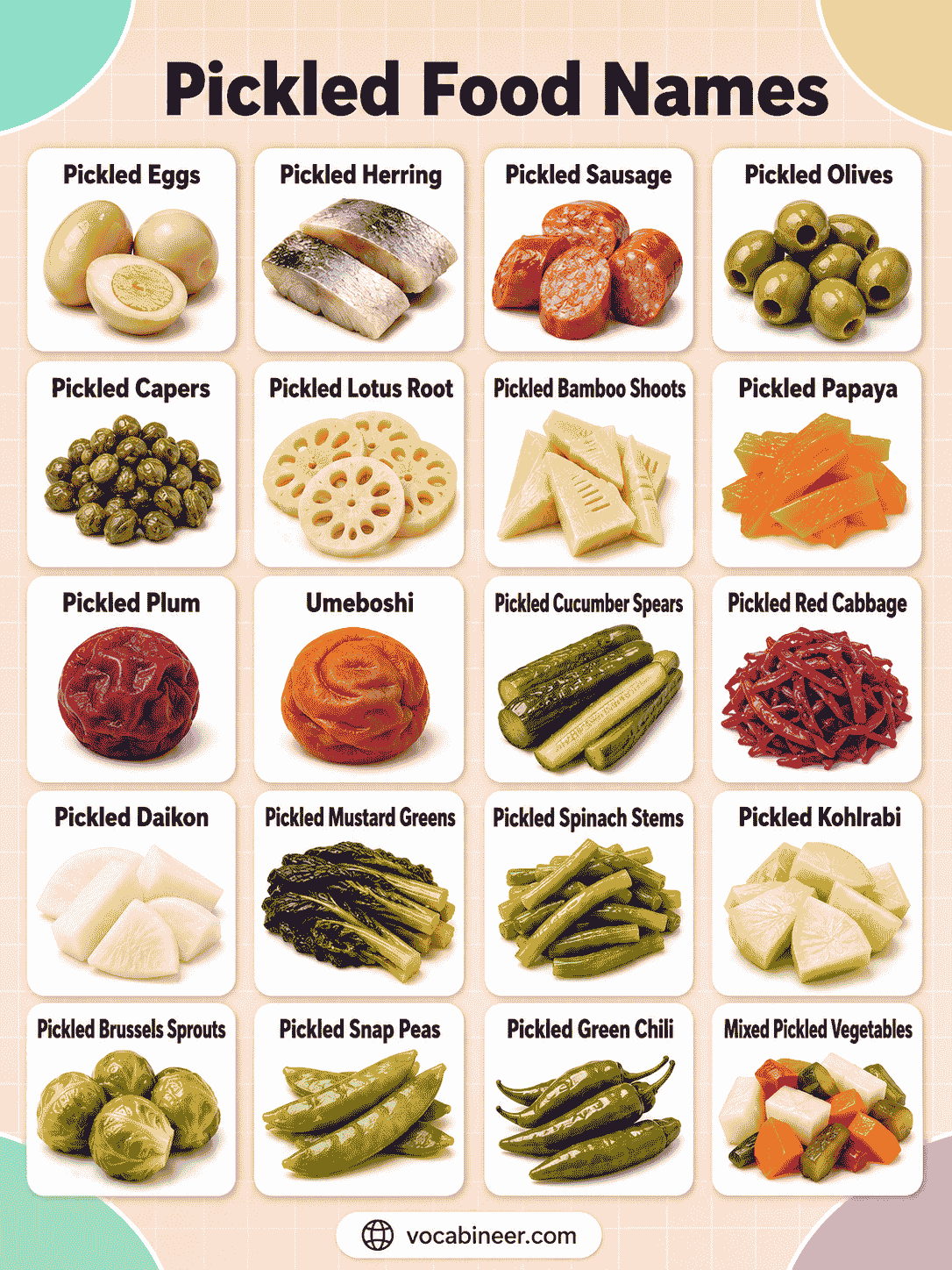 Pickle Names in English with Meanings