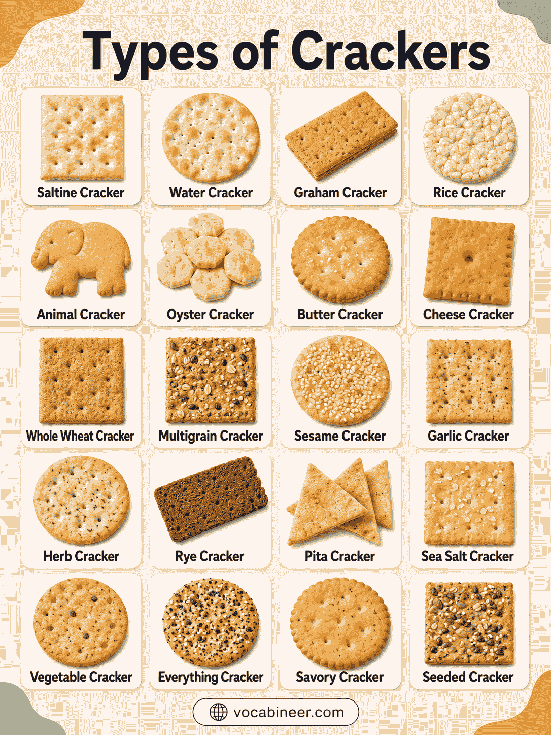 Popular Types of Crackers and How to Recognize Them