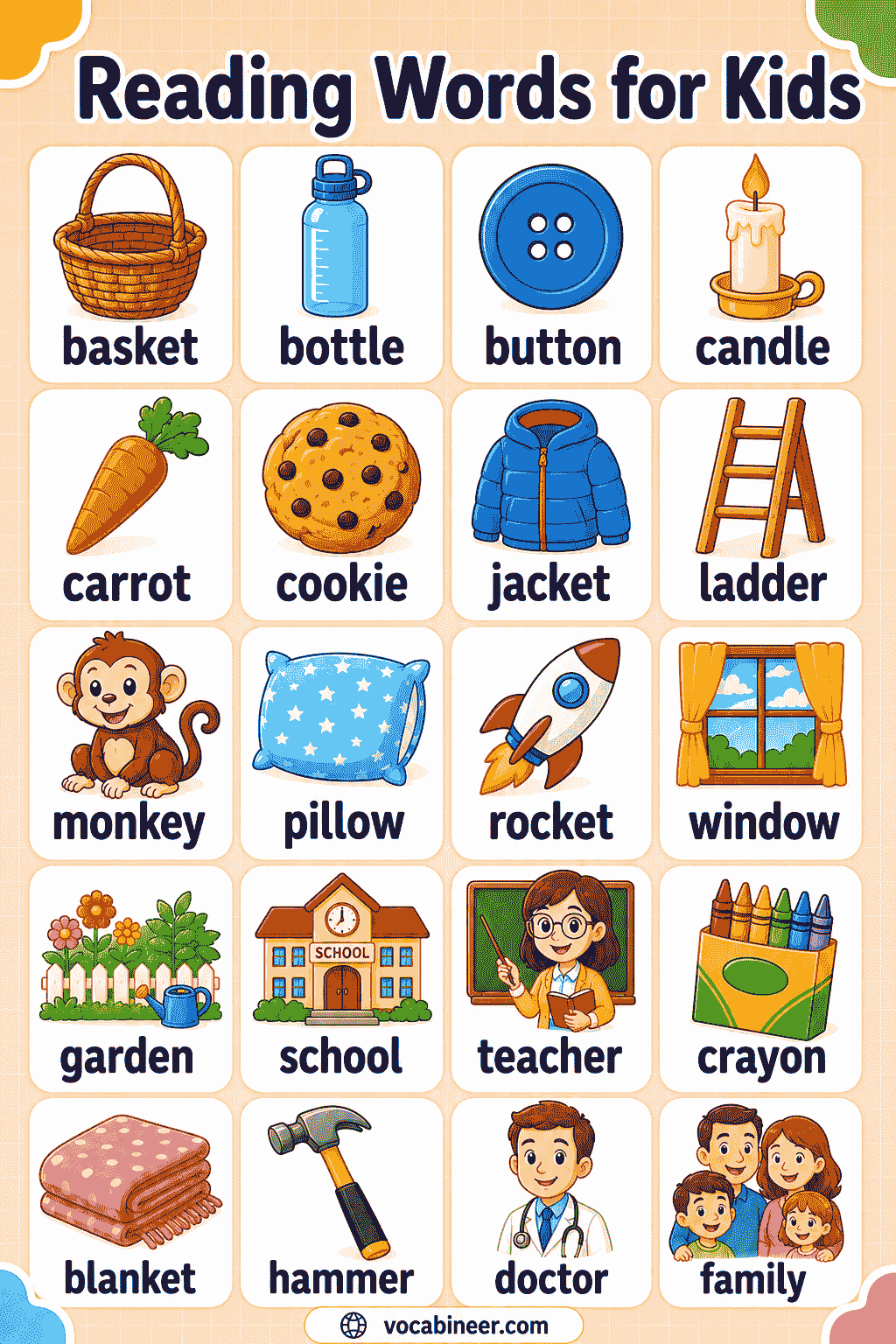 Reading Words for Kids: Complete Early Reading Guide