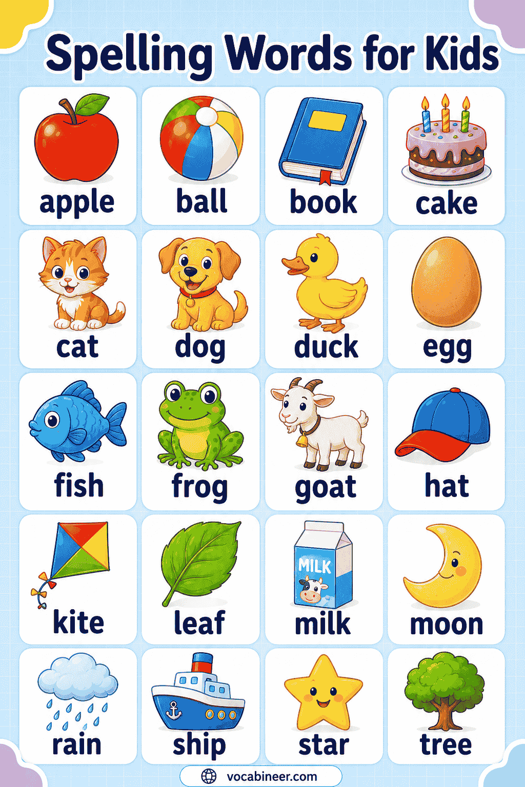 Spelling Words with Pictures