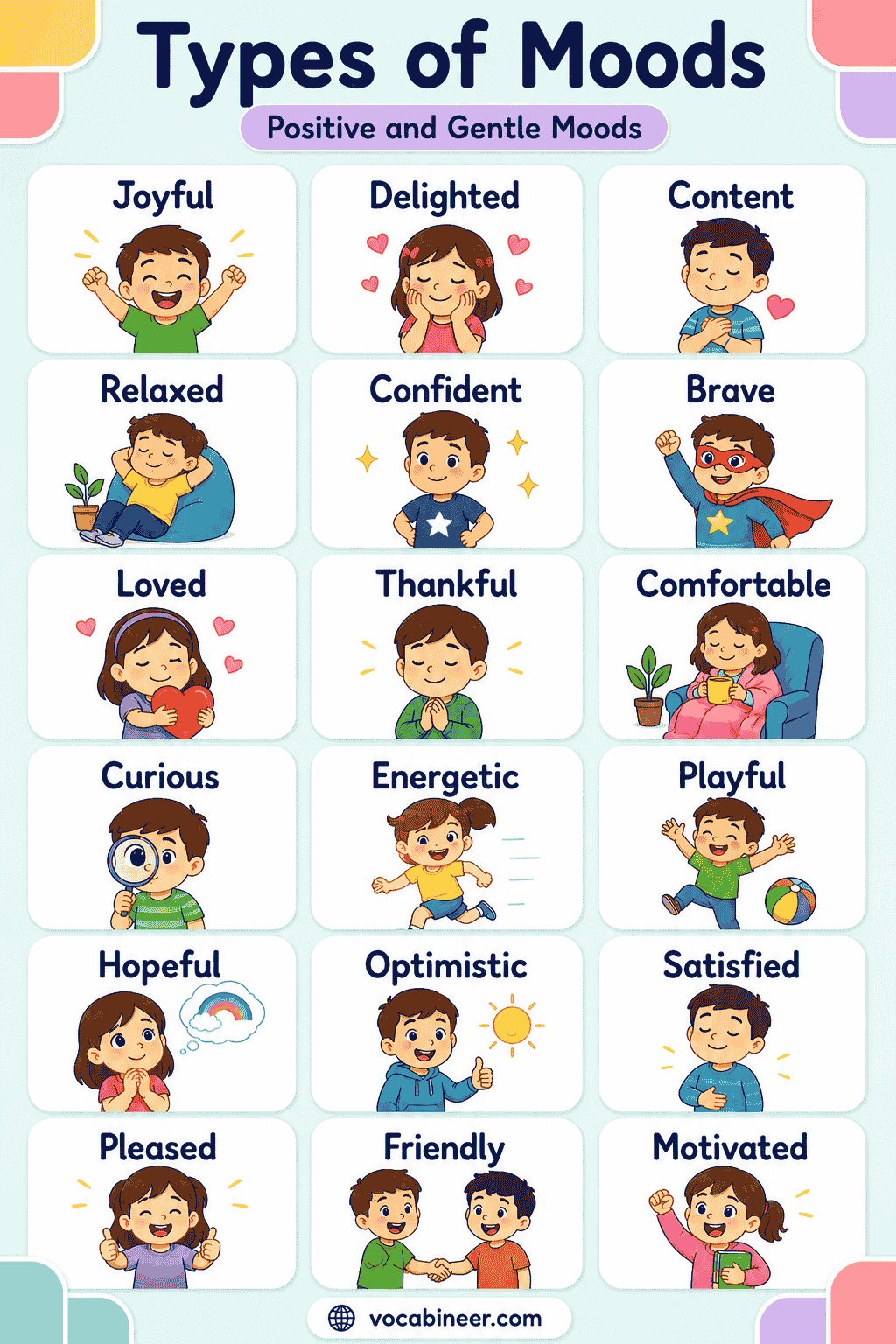 Positive and Negative Mood Types Explained