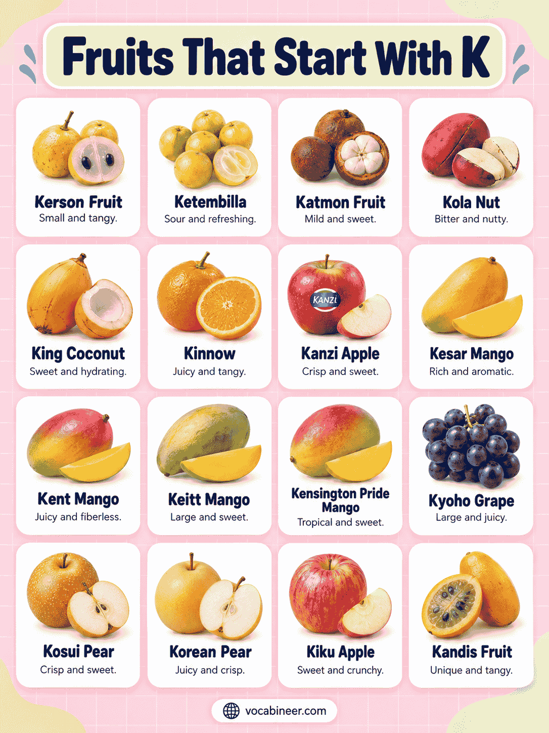 Fruits That Start With K With Names and Pictures